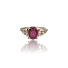 Natural Ruby Silver Ring 2.03 Ct