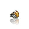 Natural Citrine Silver Ring 4.01 Ct