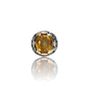 Natural Citrine Silver Ring 4.01 Ct