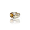 Natural Citrine Silver Ring 3.90 Ct