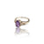 Natural Amethyst Ladies Silver Ring 1.30 Ct