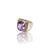 Natural Amethyst Thailand Model Silver Ring 7.85 Ct