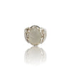 Natural Moonstone Silver Ring 8.16 Ct