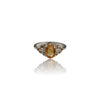 Natural Citrine Ladies Silver Ring 0.89 Ct
