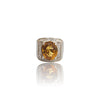 Natural Citrine Thailand Silver Ring 6.40 Ct
