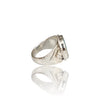 Natural Irani Fairoos Silver Ring 6.47 Ct