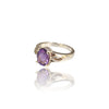 Natural Amethyst Ladies Silver Ring 1.25 Ct