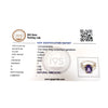 Natural Amethyst Ladies Silver Ring 2.55 Ct