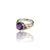Natural Amethyst Silver Ring 2.15 Ct