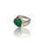 Natural Emerald Silver Ring 7.14 Ct