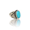 Natural American Fairoos Silver Ring 10.70 Ct