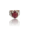 Natural Ruby Silver Ring 9.00 Ct