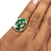 Natural Husaini Fairoos Silver Ring 19.92 Ct