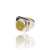 Natural Yellow Sapphire Silver Ring 7.54 Ct
