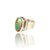 Natural Irani Fairoos Silver Ring 9.21 Ct