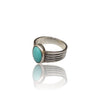 Natural American Fairoos Silver Ring 4.27 Ct