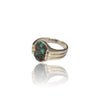 Natural Irani Fairoos Silver Ring 6.27 Ct