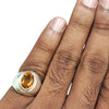 Natural Citrine Silver Ring 5.00 Ct