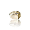 Natural Lemon Quartz Silver Ring 8.91 Ct