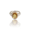 Natural Citrine Silver Ring 5.03 Ct