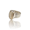 Natural Moonstone Silver Ring 6.83 Ct