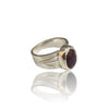 Natural Ruby Silver Ring 4.96 Ct