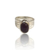 Natural Ruby Silver Ring 4.96 Ct