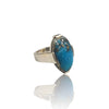 Natural Fairoos Silver Ring 24.87 Ct