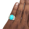 Natural American Fairoos Silver Ring 6.87 Ct