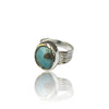 Natural Irani Fairoos Silver Ring 9.42 Ct