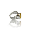 Natural Citrine Silver Ring 4.25 Ct