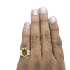 Natural Citrine Silver Ring 4.40 Ct