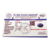 Natural Blue Sapphire Silver Ring 4.52 Ct