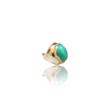 Natural American Fairoos Silver Ring 16.16 Ct — side view, lab certified natural American firoza turquoise