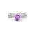 Amethyst Platinum Ring R3