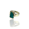 Natural Irani Fairoos Silver Ring 3.37 Ct