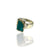 Natural Irani Fairoos Silver Ring 3.37 Ct