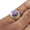 Natural Ruby Silver Ring 7.18 Ct — natural natural ruby manik ring view 4