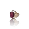 Natural natural ruby manik silver ring 9.58ct — lab certified Click Gems