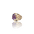 Natural amethyst katela silver ring 8.25ct — lab certified Click Gems