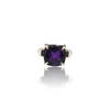 Natural Amethyst Silver Ring 8.20 Ct — close up detail, authentic amethyst katela silver ring