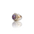 Natural amethyst katela silver ring 2.84ct — lab certified Click Gems