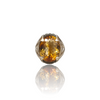 Natural Citrine Silver Ring 12.70 Ct — close up detail, authentic citrine sunela silver ring