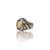 Natural citrine sunela silver ring 7.55ct — lab certified Click Gems