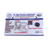 Natural Blue Sapphire Silver Ring 4.01 Ct — natural blue sapphire neelam ring view 5