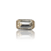 Natural Rock Crystal Silver Ring 8.74 Ct — close up detail, authentic gemstone silver ring
