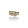 Natural gemstone silver ring 7.15ct — lab certified Click Gems