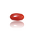 Natural red coral moonga silver gemstone 4.10ct — lab certified Click Gems