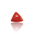Natural red coral moonga silver gemstone 4.60ct — lab certified Click Gems
