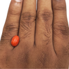 Natural Red Coral 5.30Ct — natural red coral moonga gemstone view 4
